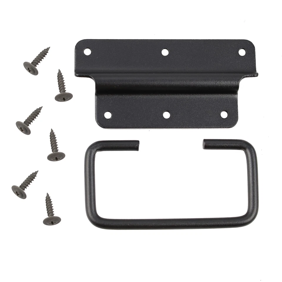 Kistengriff 108x54x2 Schwarz Klappgriffe Einlasskistengriffe Tragegriffe Griff - Bild 3 von 4