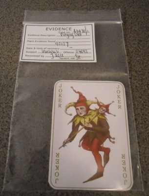 Batman Begins Replica Joker Evidence Card Kit Ebay