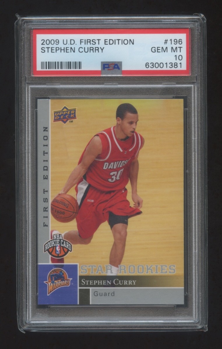 NBAカード　Stephen Curry Rookie PSA 10 PSA 10 STEPHEN CURRY 2009 UD FIRST EDITION ROOKIE SP