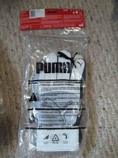 Puma Soccer Goalkeeper Gloves Size 7 Black Silver White Esito Latex
