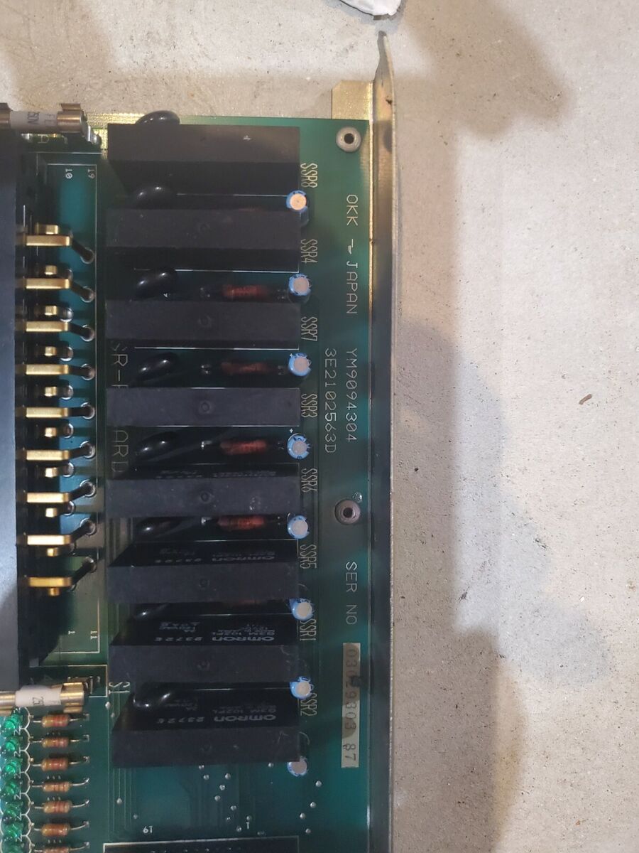 OKK Osaka Kiko YM9094304 3E2102563D SSR-F Card Circuit Board OKK Osaka Kiko YM9094304 3E2102563D SSR-F Card Circuit Board