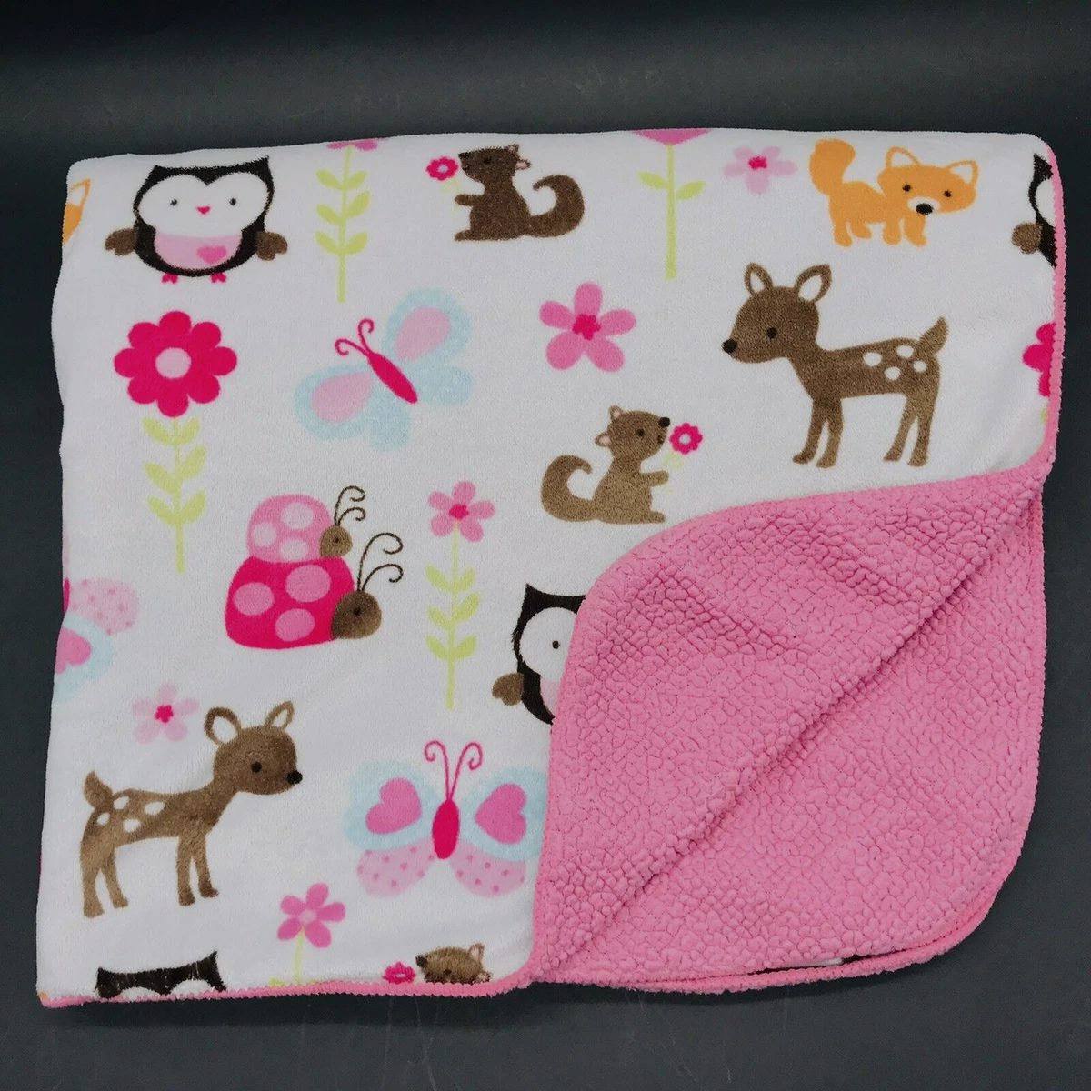 Personalized Nautical Fleece Baby Blanket - Navy & Pink Sailboat Design 30x40 Inches