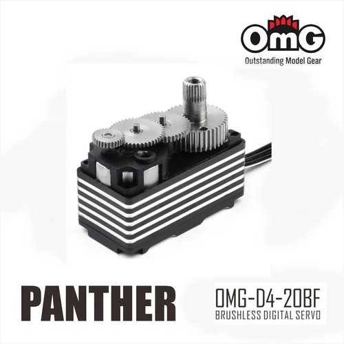 OMG Low Profile Brushless Digital Servo 20KG for Touring2WD 1/8 Buggies Throttle - Picture 3 of 11