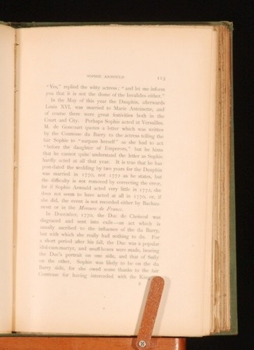 1898 SOPHIE ARNOULD Biography Robert Douglas Ltd Ed 1ST - Picture 6 of 9