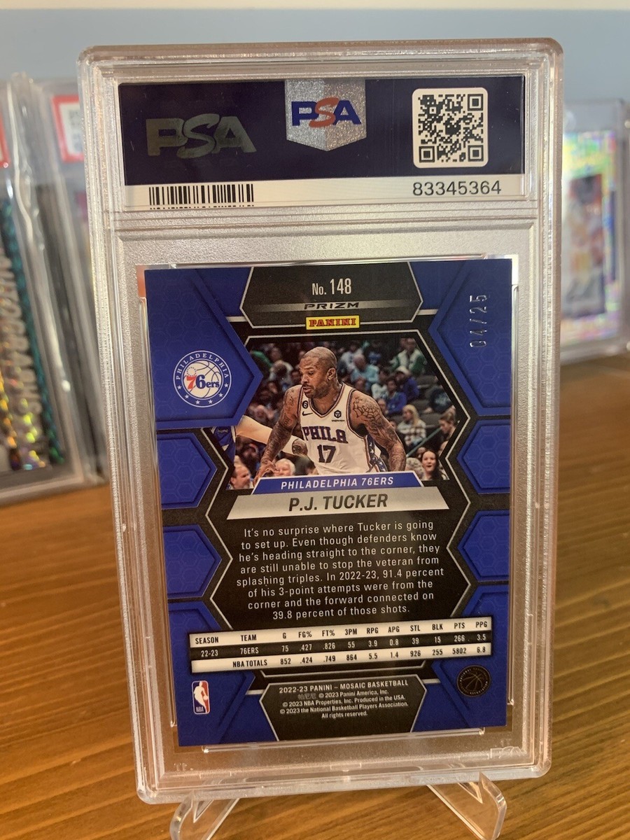 2022-23 Panini Mosaic - P.J. Tucker #148 White Mosaic Prizm 2022-23 Panini Mosaic - P.J. Tucker #148 White Mosaic Prizm