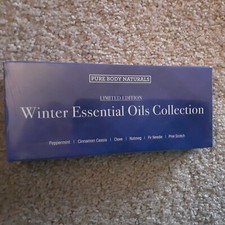 Pure Body Naturals Winter Essential Oils Collection NEW In Factory-Sealed...