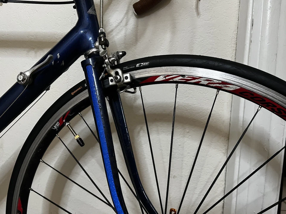 Bicicleta de Carretera Cannondale Vintage 55cm, 700c Azul Desviador Mavic Shimano 600 Palancas Foto 2 de 4