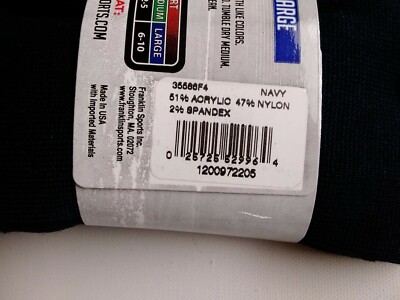Lot De 3 Paires Chaussettes Baseball Franklin Youth Bleu Marine - Taille Grand 6-10