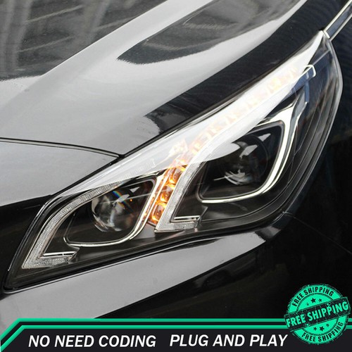 For Hyundai Sonata 9 Headlight Assemblies 1517 HID Xenon Beam Projector LED DRL eBay