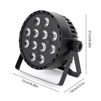 4PCS 12x10w Stage Par Lights RGBW 4 in 1 LED Par Light Set For Up