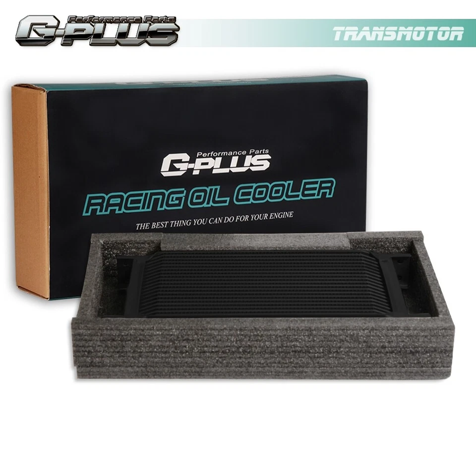 Kit de enfriador de aceite de motor GM 25 filas apto para LS1 LS2 LS3 10AN + Kit de placa sándwich Foto 4 de 4