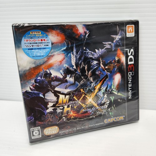CAPCOM Monster Hunter XX Double Cross Nintendo 3DS Japanese Game SEALED NEW