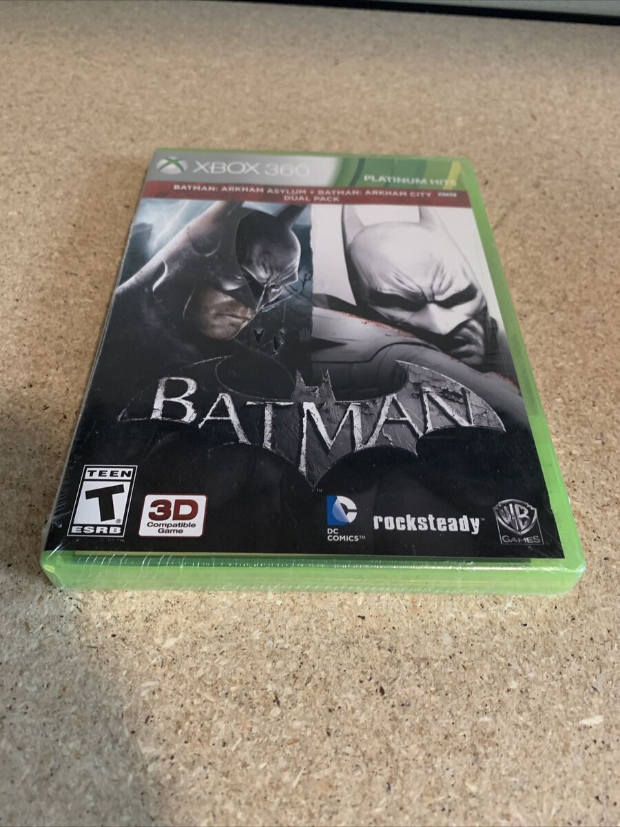 Game Batman Arkham Asylum + Arkham City - Xbox 360 - Pack Duplo