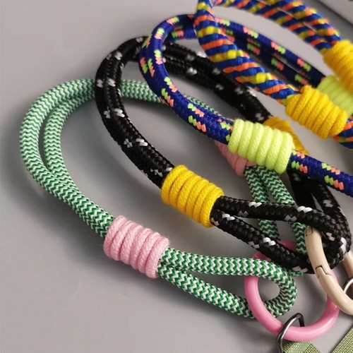 Candy Colors Anti-lost Rope Nylon Phone Wrist Straps Phone Case Strap - Photo 6 sur 17