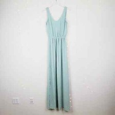Show Me Your Mumu Kendall Side Slit Chiffon Maxi Dress XXS NWT Dusty Mint Green