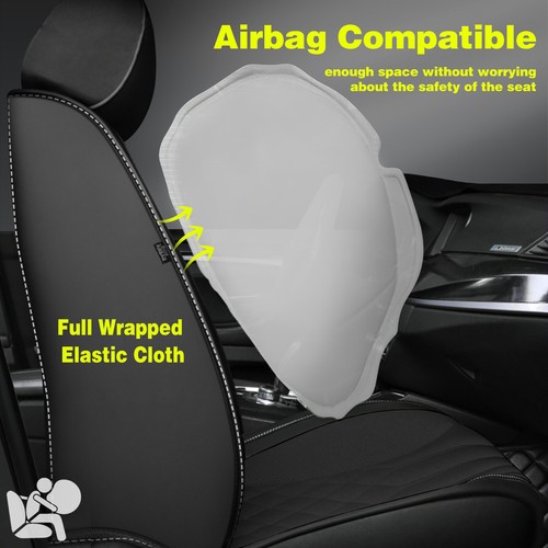 For Chevrolet Waterproof Faux Leather Car Front & Rear 5-Seat Covers Full Set - Picture 49 of 82