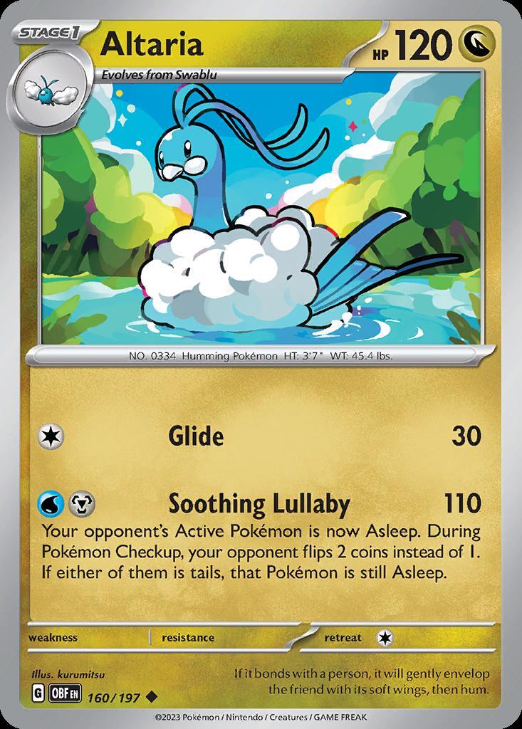 Pokemon Altaria (160/234) Obsidian Flames LP