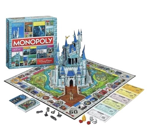 ディズニー Disney モノポリー MONOPOLY DISNEYPARKS Monopoly Disney Theme Park Edition III w/ Pop-Up Castle