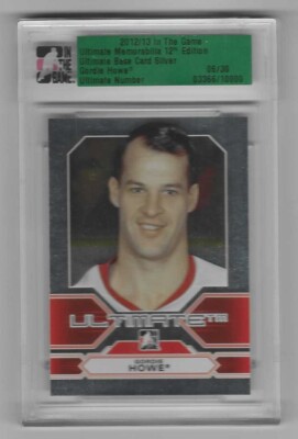 2012-13 ITG Ultimate Memorabilia 12th Edition Silver GORDIE HOWE