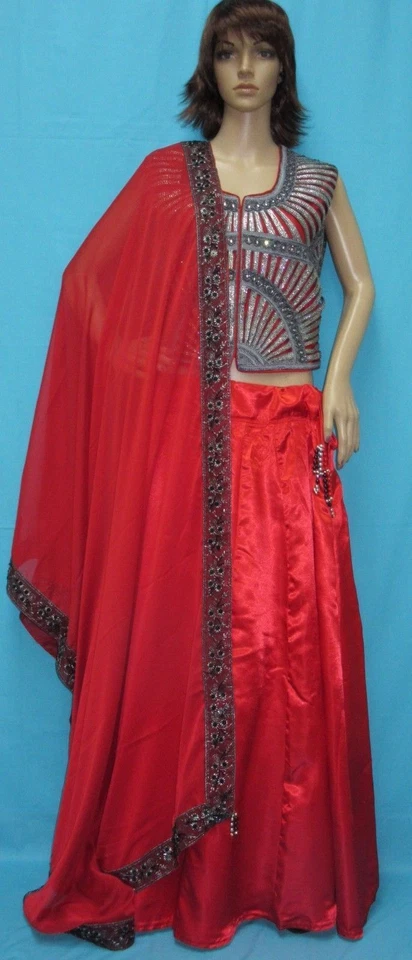 Lehenga 580 Trousseau Lehengas Choli Blouse Indian Designer Bridal Wear - Image 4 of 4