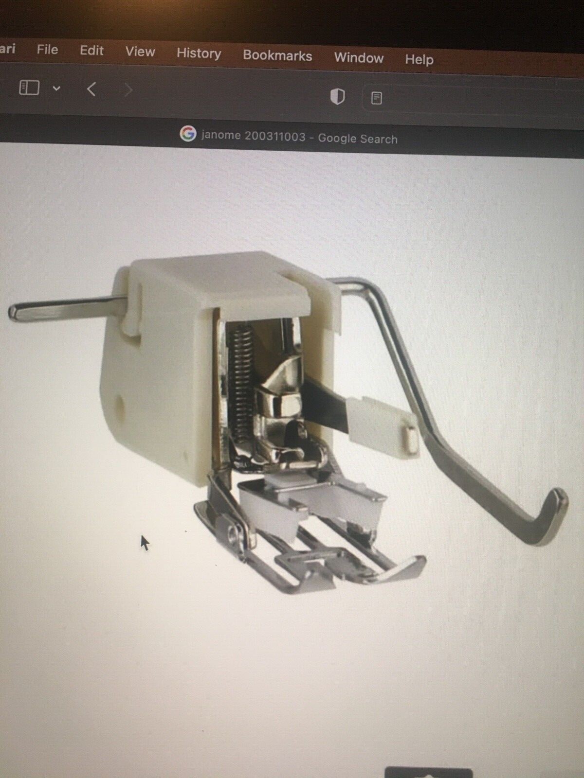 Janome Even Feed Walking Foot with Quilting Guide 200311003 eBay