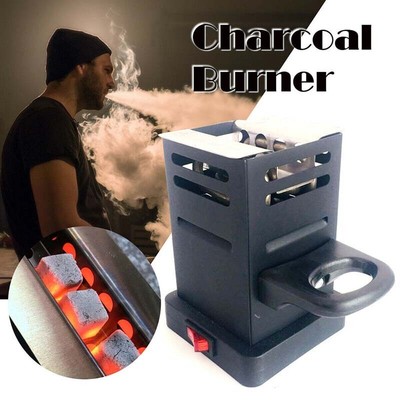 Square Charcoal Burner Heater Stove Plate Coal Hookahs Straight For Shisha 2v Ebay