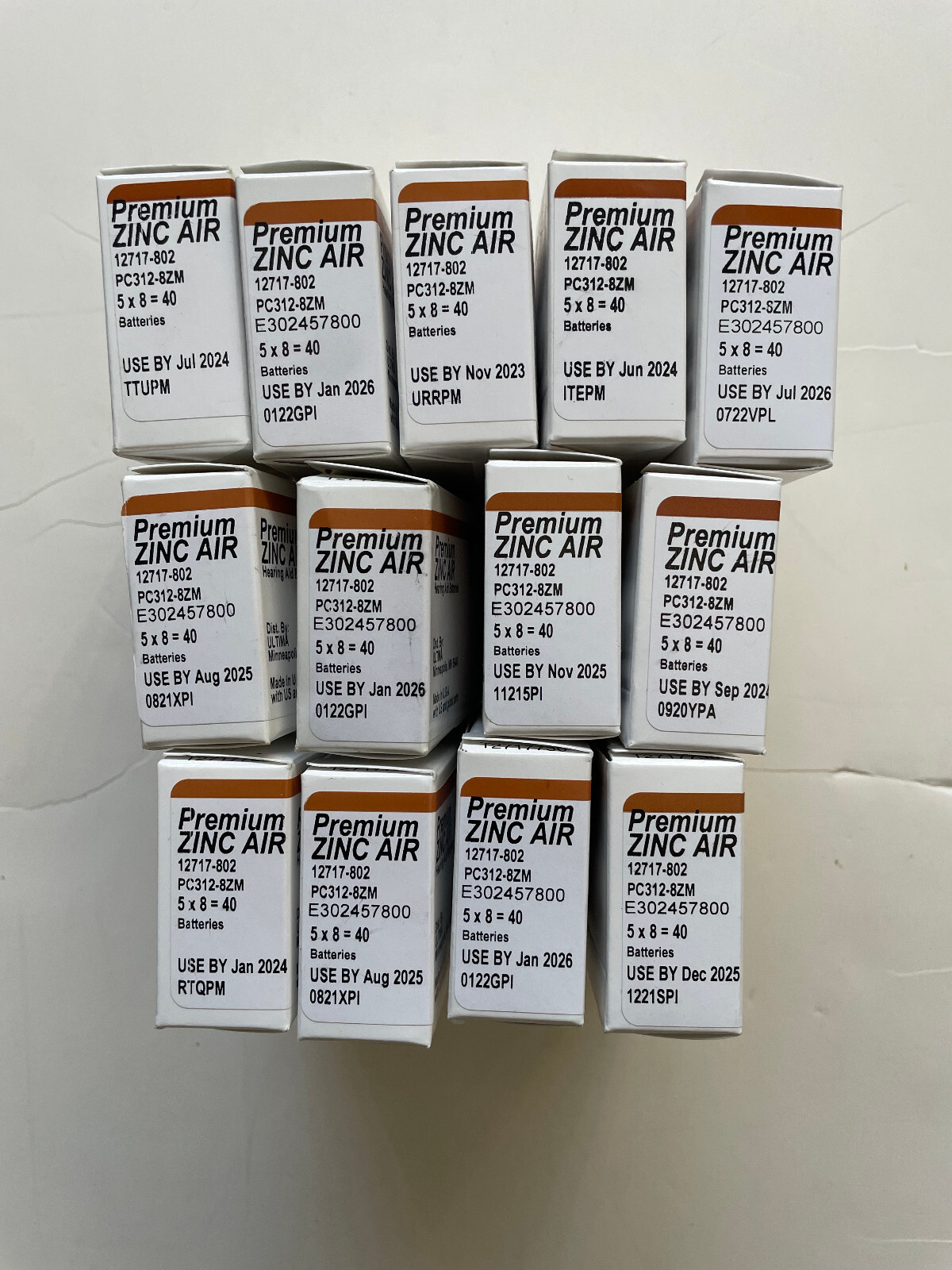 576 Premium Zinc Air Hearing Aid Batteries 312 eBay