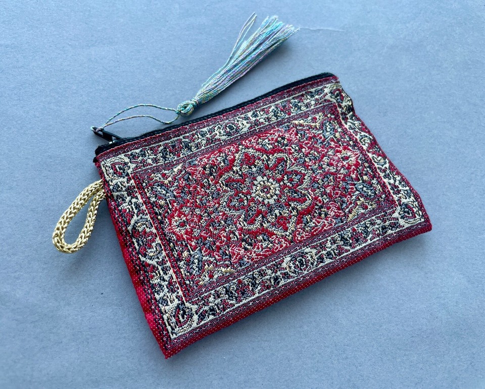 Floral Con Purse Turksh Klm Zp Pouch Bank Card Bag Affordable - Foto 9