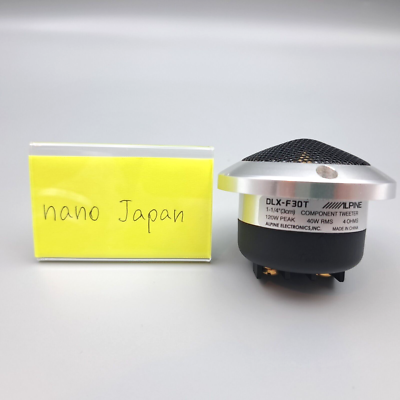 Alpine DLX-F30T Ring Tweeter Speaker Pair Set For Hi-Res Audio