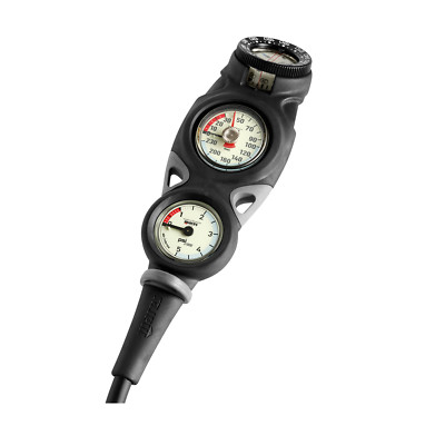 Mares Mission 3 Konsole mit Finimeter Tiefenmesser und Tauchkompass NEU !!!