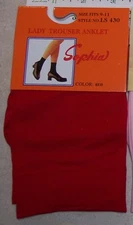 Red Hat Ladies - Red, Pink or Lavender Ladies Trouser Socks (Sz 9-11)