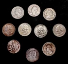 Washington Quarters - 90% Silver - Lot of 10
