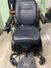 Pride Mobility Jazzy EVO 614HD Power Wheelchair, Heavy-Duty 450lbs , Red