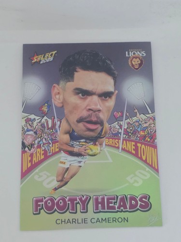 AFL Footy Stars 2025 | Footy Heads | #FH9 | C. Cameron | Brisbane Lions - Bild 1 von 2