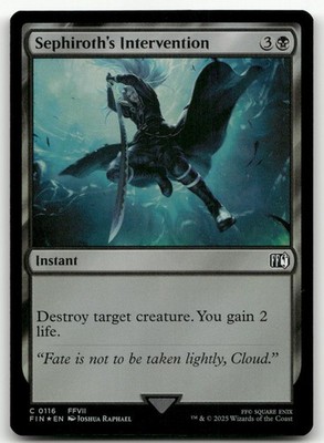 Sephiroth's Intervention #116 (Foil) (NM) Final Fantasy FIN Magic MTG