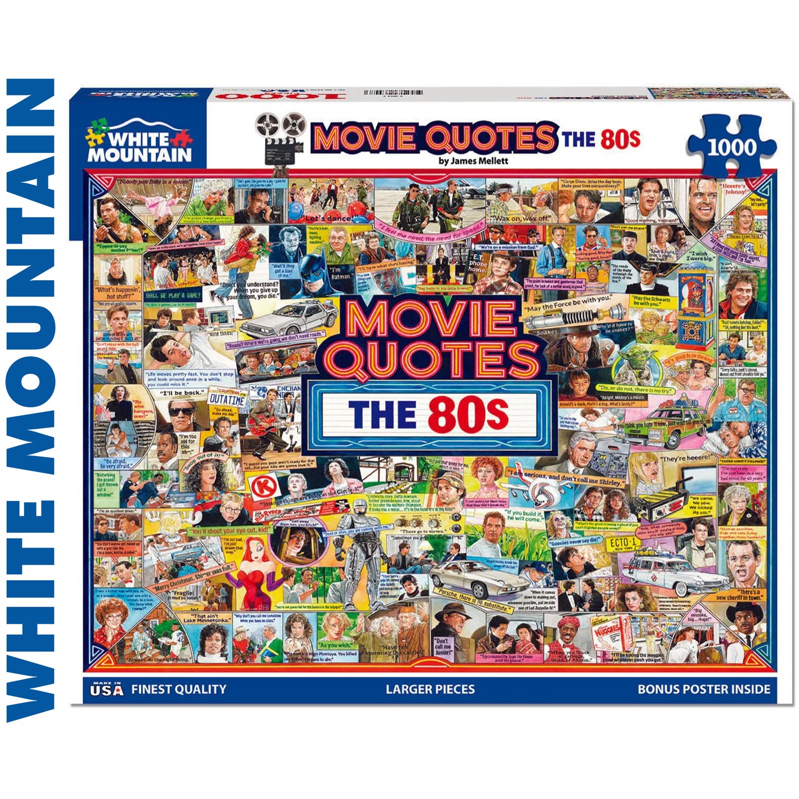 BEST PLACES IN AMERICA 1000 pc super deluxe Jigsaw Puzzle WHITE MOUNTAIN
