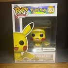 Funko Pop! Pikachu #353 Pokemon Center Exclusive Pearlescent + Protector