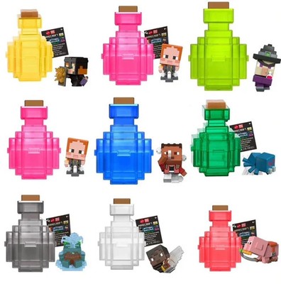 Minecraft Mini Mode Brewing Figure   Color Reveal Slime (Series/Color May Vary)