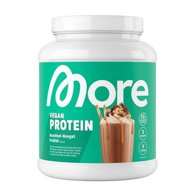 MORE Vegan Protein - Hazelnut-Nougat Praliné - 600 g - 31.10.2027
