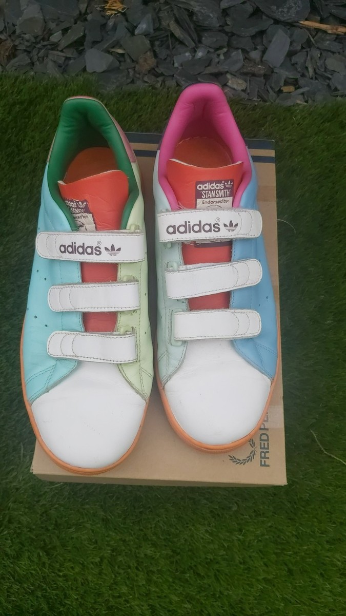 Smith Shoes Adidas Stan Smith Velcro Adidas Trainers With Straps
