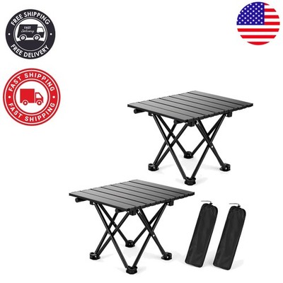 Easy Setup Portable Camping Table Set - Lightweight, Non-Slip, 75lb Capacity