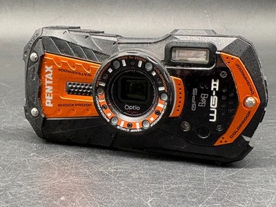 Pentax Optio WG-II Digitalkamera wasserdicht 15,9MP 5x Zoom Orange WG-2 Digicam