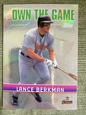 2001 Lance Berkman Topps Own the Game Insert Houston Astros MLB #OG9
