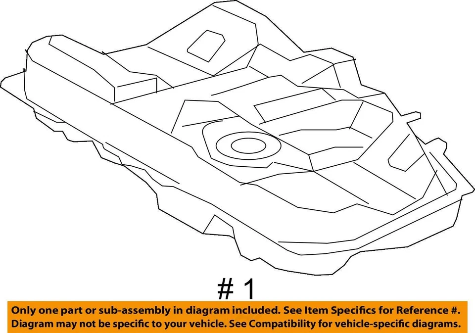 (LOCAL PICKUP ONLY) Fuel Tank Fits 07-12 LEXUS ES350 2663029 - Изображение 4 из 4