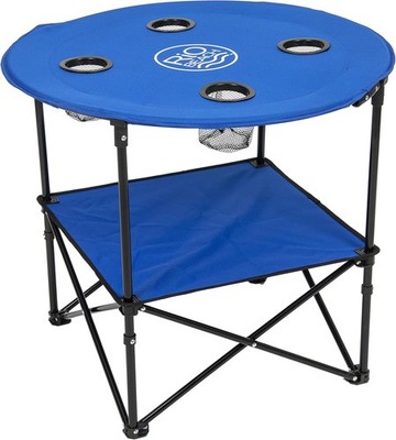 Rio Brands Portable Folding Beach Table with Cupholders - Excellent Condition