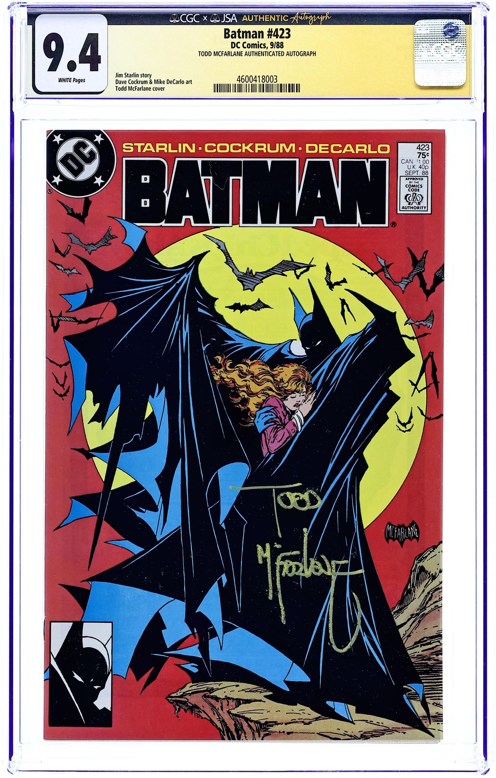 Batman #423 (3rd Printing) Value - GoCollect