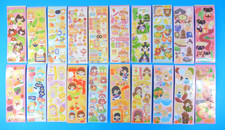 Girls  Bears Food Animals Kawaii 20 Sticker Sheet Set Style 2
