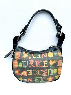 Dooney & Bourke Graffiti Doodle Crayon Shoulder Handbag