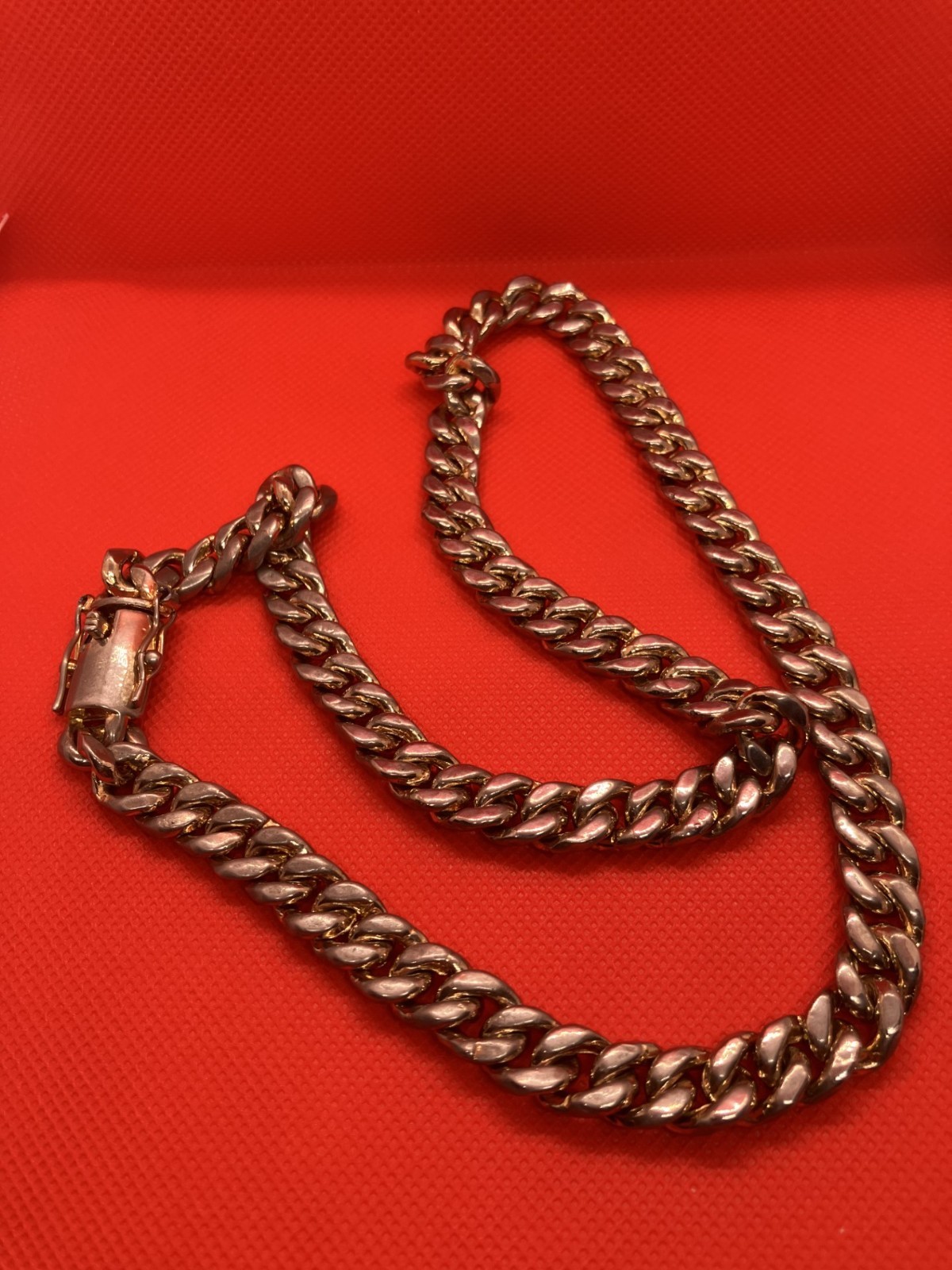 7.29166667 troy oz Miami Cuban Link chain, Silver, Tested
