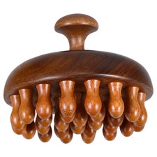 Wooden Large Tooth Scalp Comb for Head Massage and Dandruff Removal Treatment